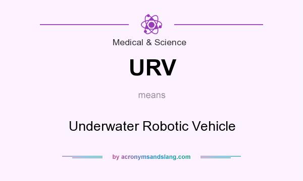 What does URV mean? It stands for Underwater Robotic Vehicle