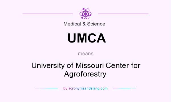 What does UMCA mean? It stands for University of Missouri Center for Agroforestry