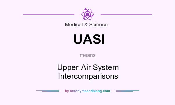 What does UASI mean? It stands for Upper-Air System Intercomparisons