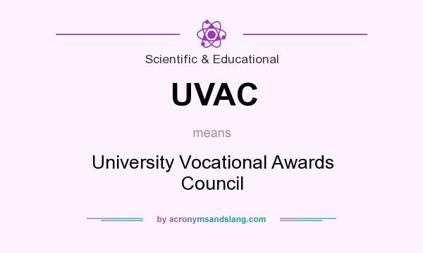 What does UVAC mean? It stands for University Vocational Awards Council