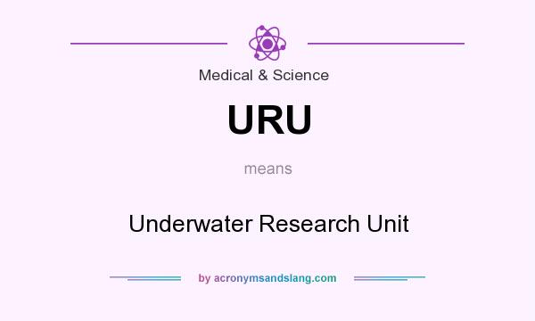 What does URU mean? It stands for Underwater Research Unit