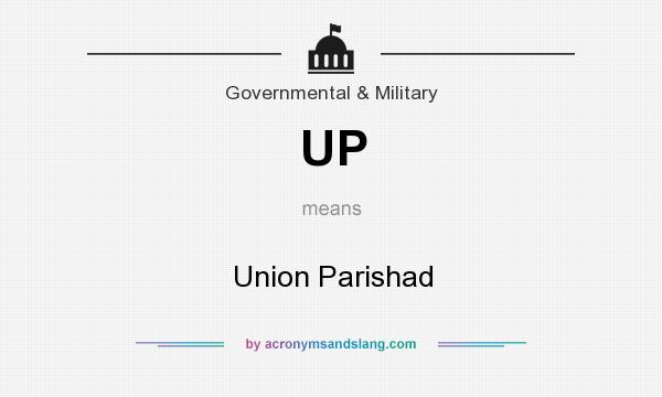 What does UP mean? It stands for Union Parishad