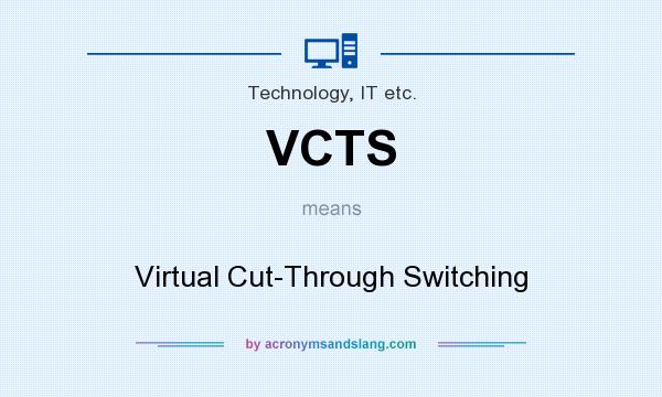What does VCTS mean? It stands for Virtual Cut-Through Switching