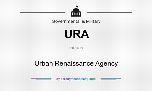 What does URA mean? It stands for Urban Renaissance Agency