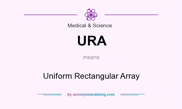 What does URA mean? It stands for Uniform Rectangular Array