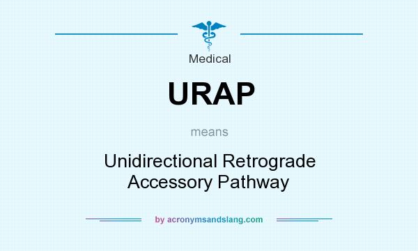 What does URAP mean? It stands for Unidirectional Retrograde Accessory Pathway