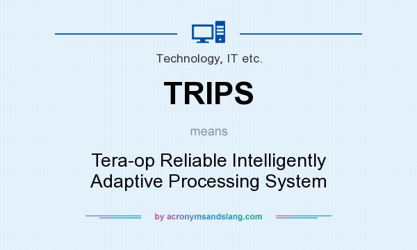 What does TRIPS mean? It stands for Tera-op Reliable Intelligently Adaptive Processing System