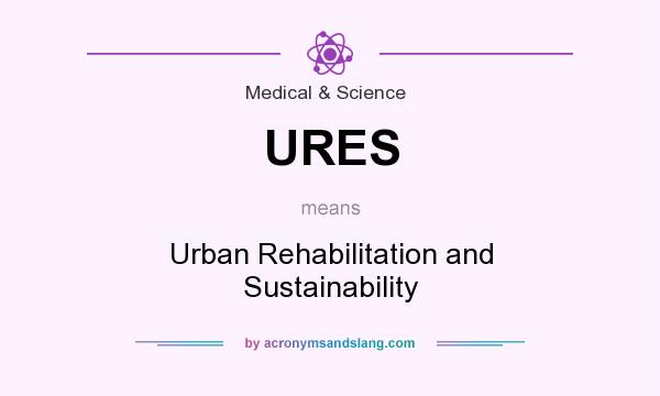 What does URES mean? It stands for Urban Rehabilitation and Sustainability