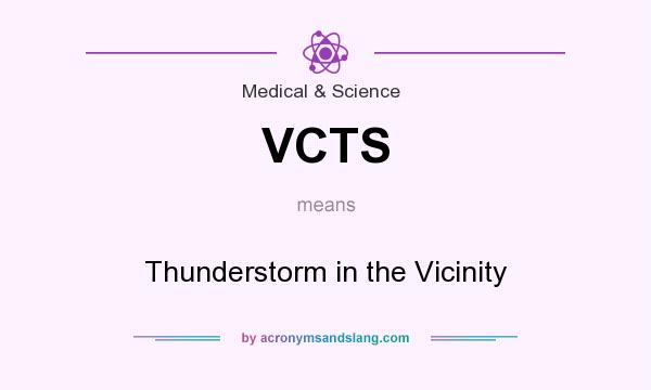 What does VCTS mean? It stands for Thunderstorm in the Vicinity