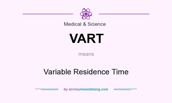 What does VART mean? It stands for Variable Residence Time