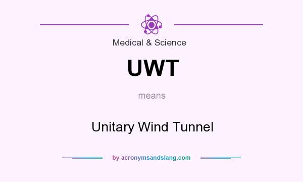What does UWT mean? It stands for Unitary Wind Tunnel
