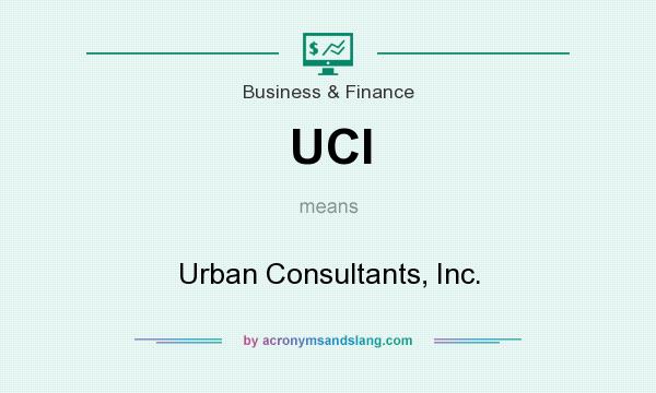 What does UCI mean? It stands for Urban Consultants, Inc.
