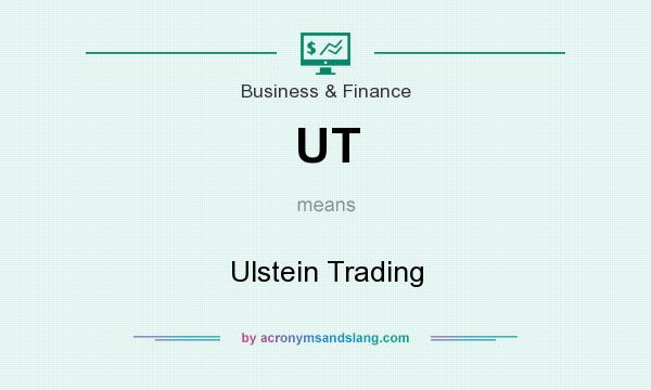 What does UT mean? It stands for Ulstein Trading