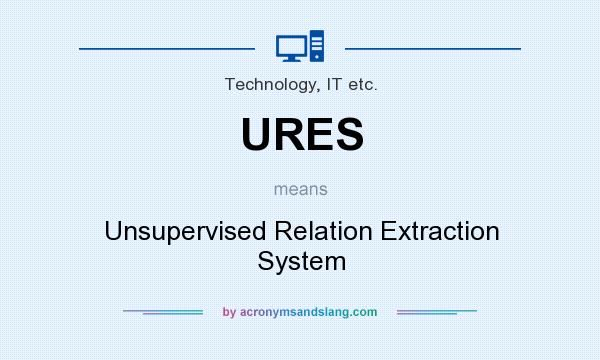 What does URES mean? It stands for Unsupervised Relation Extraction System
