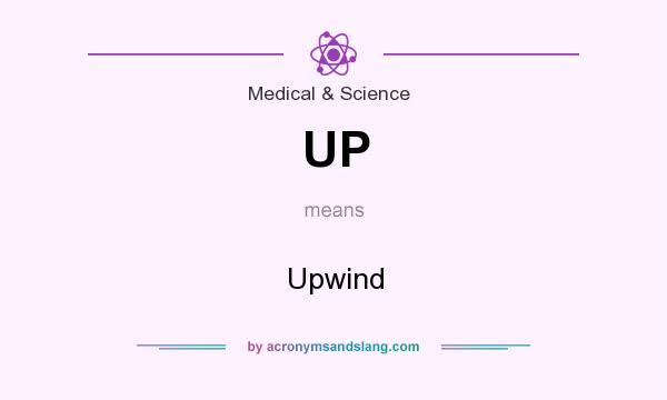 What does UP mean? It stands for Upwind