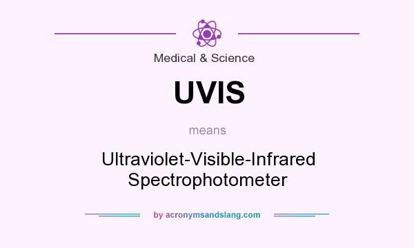 What does UVIS mean? It stands for Ultraviolet-Visible-Infrared Spectrophotometer