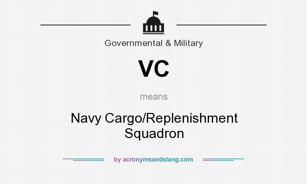 What does VC mean? It stands for Navy Cargo/Replenishment Squadron