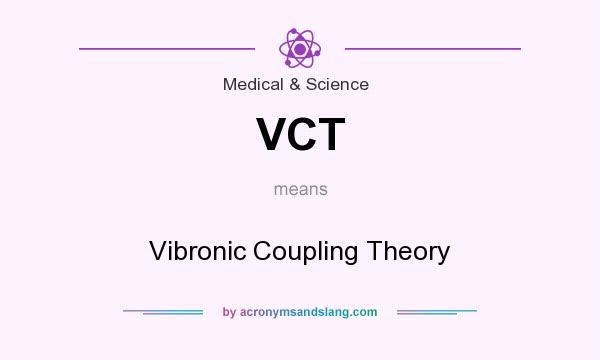 What does VCT mean? It stands for Vibronic Coupling Theory