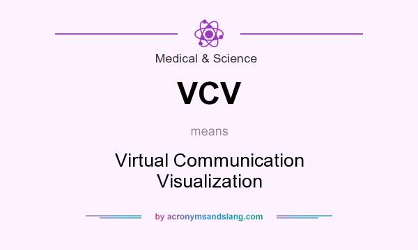 What does VCV mean? It stands for Virtual Communication Visualization