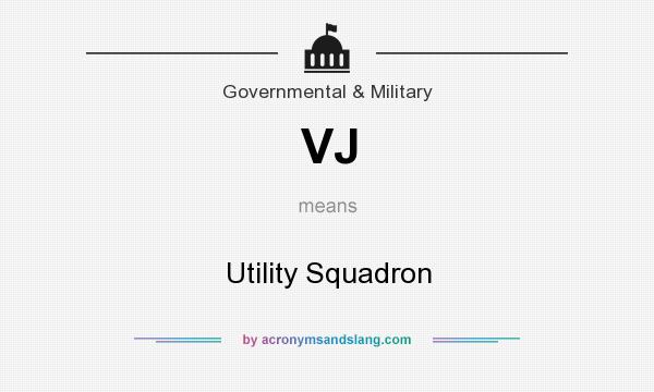What does VJ mean? It stands for Utility Squadron