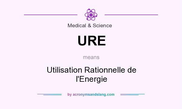 What does URE mean? It stands for Utilisation Rationnelle de l`Energie