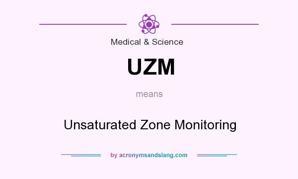 What does UZM mean? It stands for Unsaturated Zone Monitoring