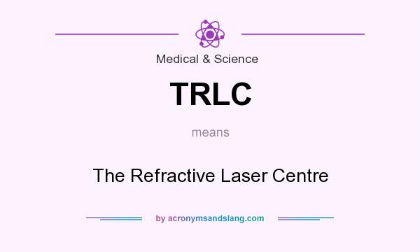 What does TRLC mean? It stands for The Refractive Laser Centre