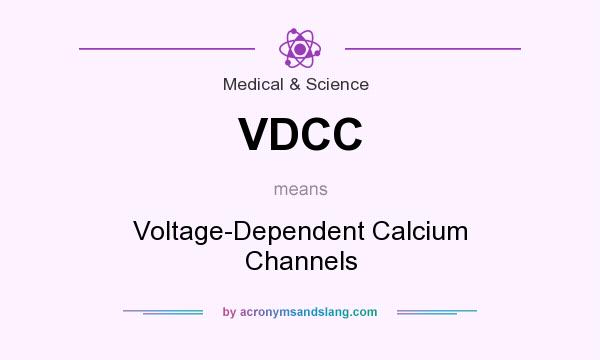 What does VDCC mean? It stands for Voltage-Dependent Calcium Channels