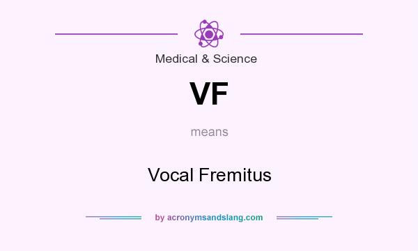 What does VF mean? It stands for Vocal Fremitus