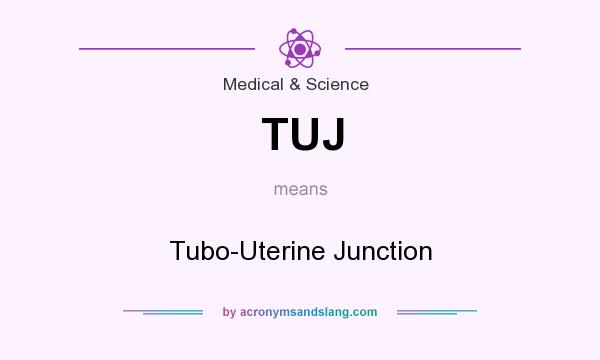 What does TUJ mean? It stands for Tubo-Uterine Junction