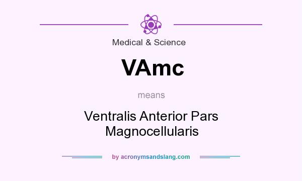 What does VAmc mean? It stands for Ventralis Anterior Pars Magnocellularis