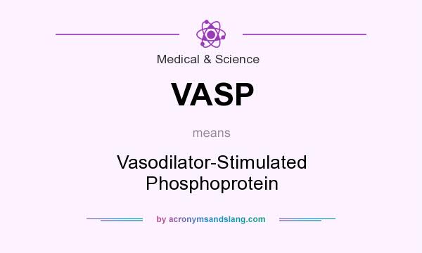 What does VASP mean? It stands for Vasodilator-Stimulated Phosphoprotein