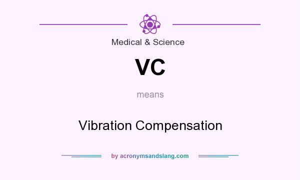 What does VC mean? It stands for Vibration Compensation
