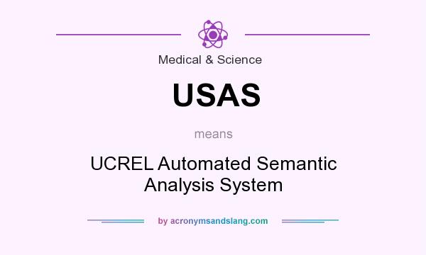 What does USAS mean? It stands for UCREL Automated Semantic Analysis System
