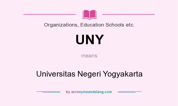 What does UNY mean? It stands for Universitas Negeri Yogyakarta