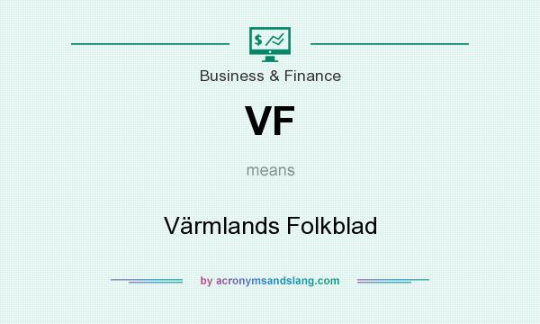 What does VF mean? It stands for Värmlands Folkblad