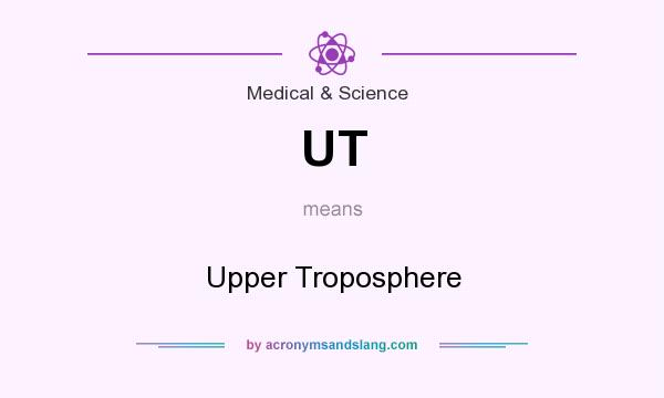 What does UT mean? It stands for Upper Troposphere