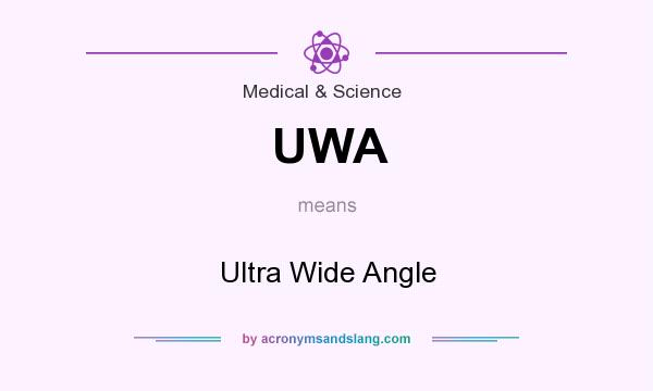 What does UWA mean? It stands for Ultra Wide Angle