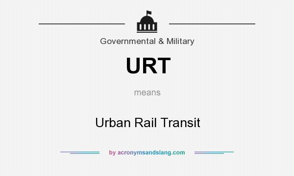 What does URT mean? It stands for Urban Rail Transit