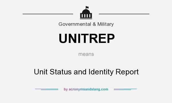 What does UNITREP mean? It stands for Unit Status and Identity Report