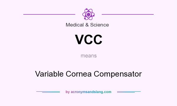 What does VCC mean? It stands for Variable Cornea Compensator