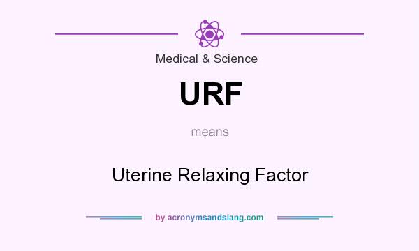 What does URF mean? It stands for Uterine Relaxing Factor
