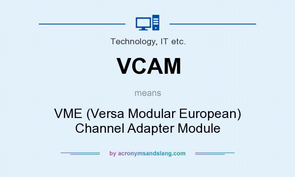 What does VCAM mean? It stands for VME (Versa Modular European) Channel Adapter Module