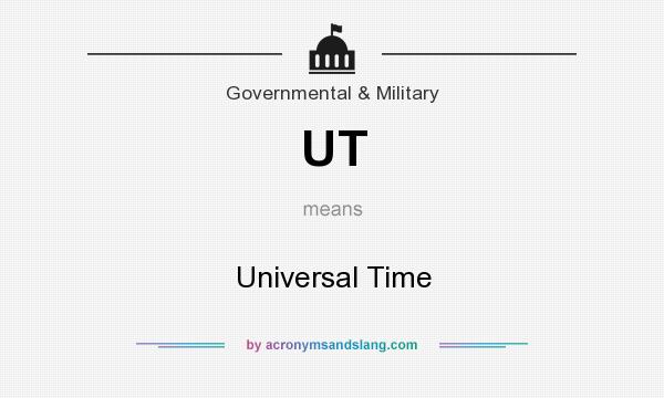 What does UT mean? It stands for Universal Time