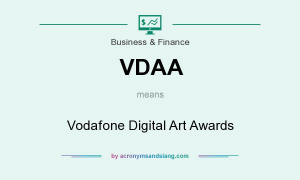 What does VDAA mean? It stands for Vodafone Digital Art Awards