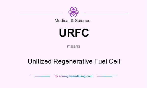 What does URFC mean? It stands for Unitized Regenerative Fuel Cell