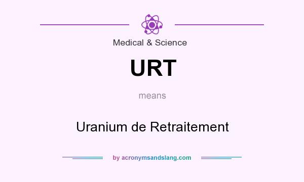 What does URT mean? It stands for Uranium de Retraitement