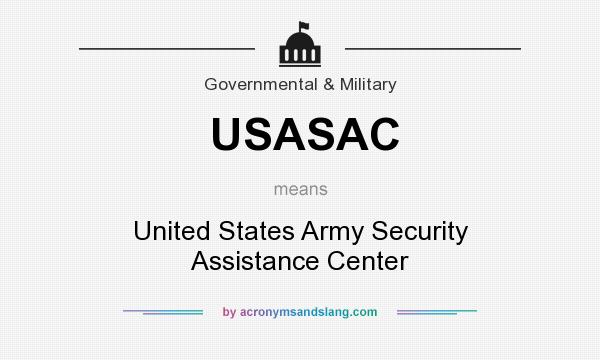 What does USASAC mean? It stands for United States Army Security Assistance Center