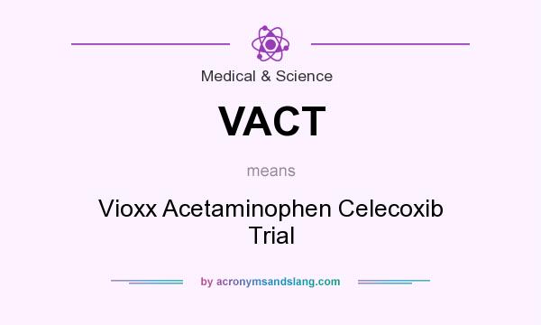 What does VACT mean? It stands for Vioxx Acetaminophen Celecoxib Trial