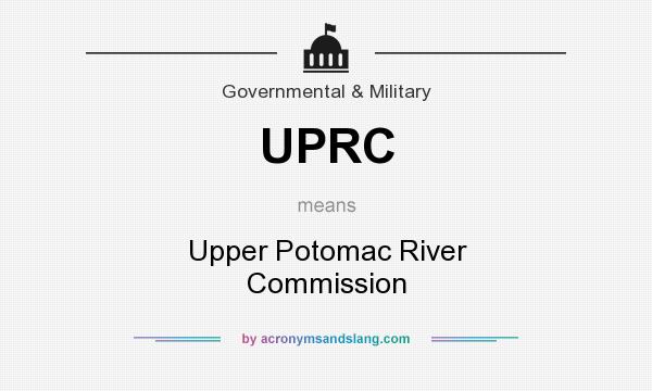 What does UPRC mean? It stands for Upper Potomac River Commission
